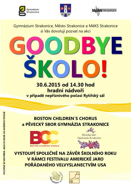 Pozvánka od Gymnázia Strakonice, Města Strakonice a MěKS Strakonice